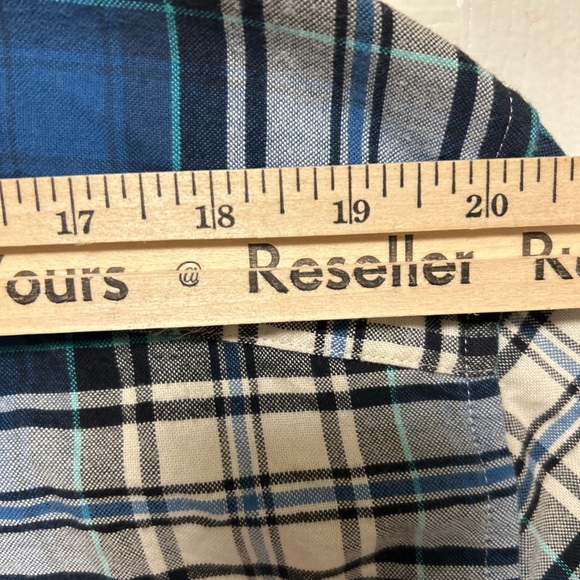 Men's American Eagle Classic Fit Plaid Long Sleeve Button Down Shirt Size XXL - Picture 9 of 10